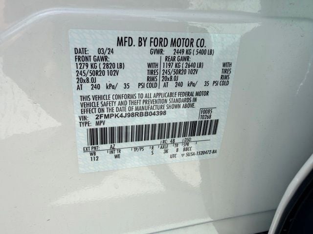 2024 Ford Edge ST Line